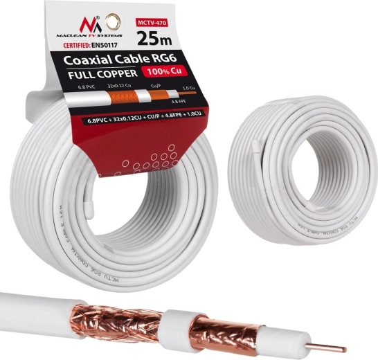Practical 25 m length for installations