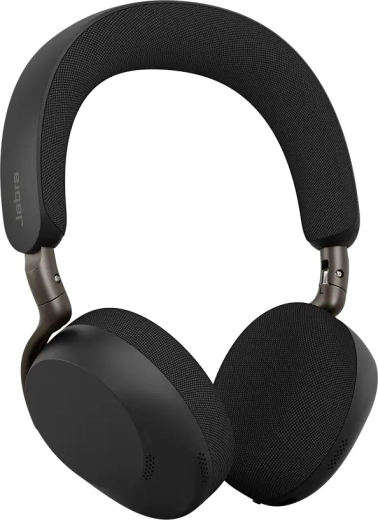 Belaidė ausinė su mikrofonu Jabra Evolve3 75 UC su adapteriu Link 390c, juoda