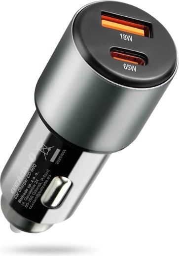 QC3.0 per USB‑A ir dviguba išvestis