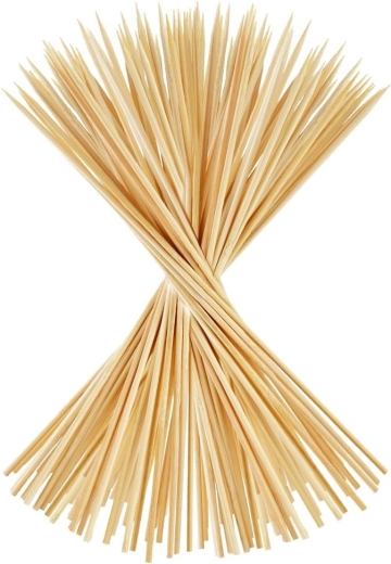 Mediniai iešmeliai šašlykui 30 cm, 100 vnt.
