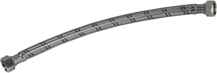 Nerūdijančio plieno prijungimo žarna M1/2" × M3/8" 50 cm