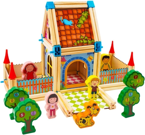 Construction building set House, 268 pieces Kruzzel