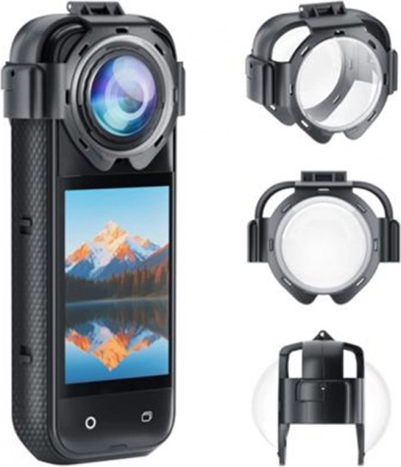 Puluz Lens Caps for INSTA360 X5 Camera (snap-on)