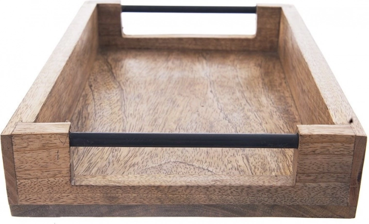 Exotic mango wood with natural grain