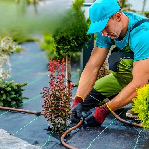 Agrotekstilis 90 g/m² 1,6 × 50 m juodas UV – nuo piktžolių austas mulčio kilimėlis