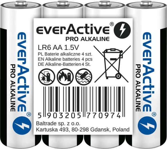 Šarminės AA everActive baterijos