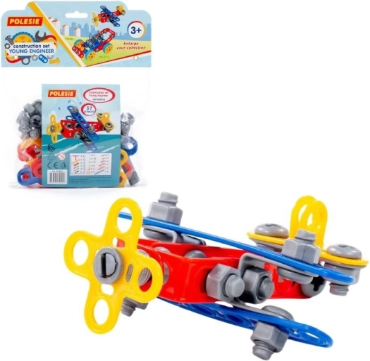 Young Engineer Building Set – Airplane, 57 Pieces