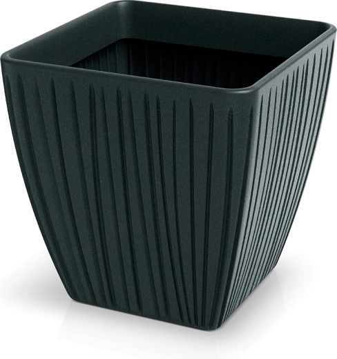 Fero Square Planter 40 cm dark gray