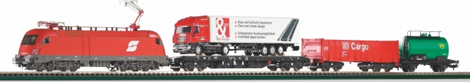 Starter Set Piko Freight Train Taurus ÖBB