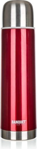 AVANZA Thermos Flask 0.5 L Stainless Steel Red