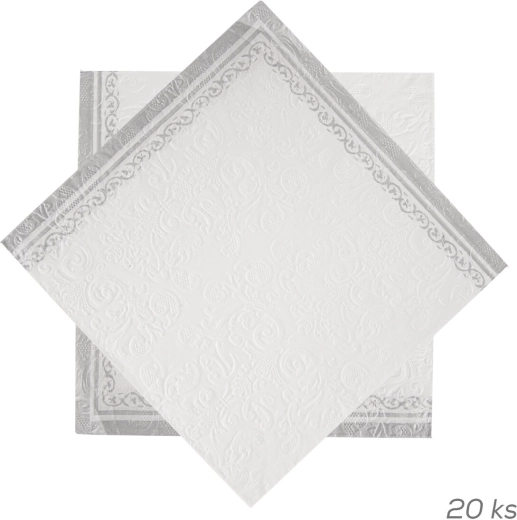 Embossed paper napkins 33 × 33 cm, 20 pcs