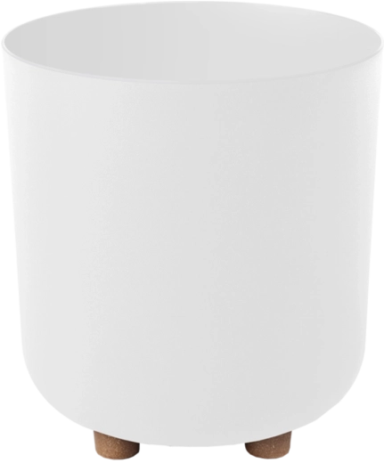 Sofia Flower Pot white LAMELA 24 cm