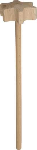 Kitchen whisk from beech wood 25 cm