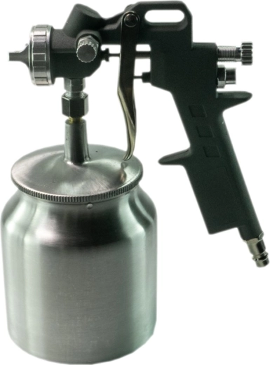 Spraying and lubrication in one set