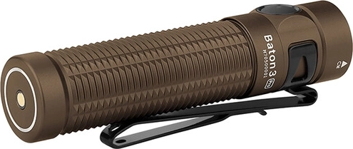 Pocket Flashlight OLIGHT Baton 3 Pro CW – Desert Tan, 1500 lm