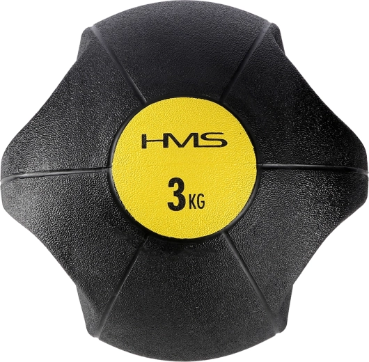 Medicininis kamuolys su rankenomis HMS 3 kg