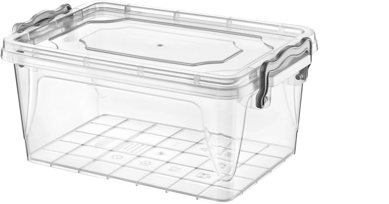 Rectangular storage box 8 l with lid MULTI BOX