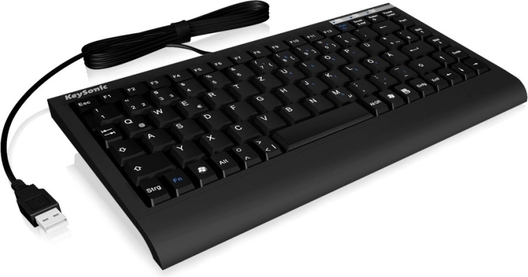 Mini keyboard PS/2 + USB with US layout
