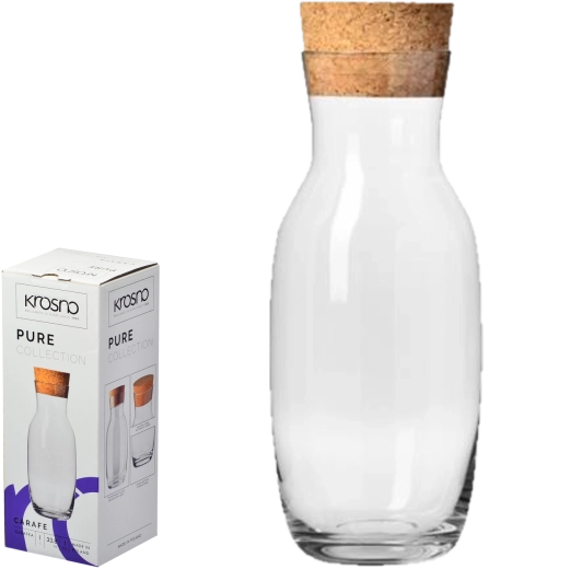 Grafinas su natūraliu kamščiu Pure 1 l Krosno