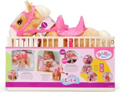 BABY born vaikštantis arkliukas Cutie su nešiojama arklide