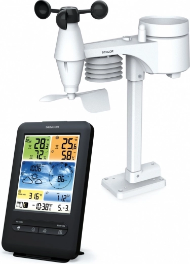 Professional Weather Station with WiFi Sensor 5in1