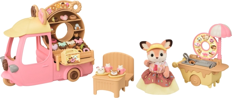 Mobilusis „Sylvanian Families“ spurgų kioskelis