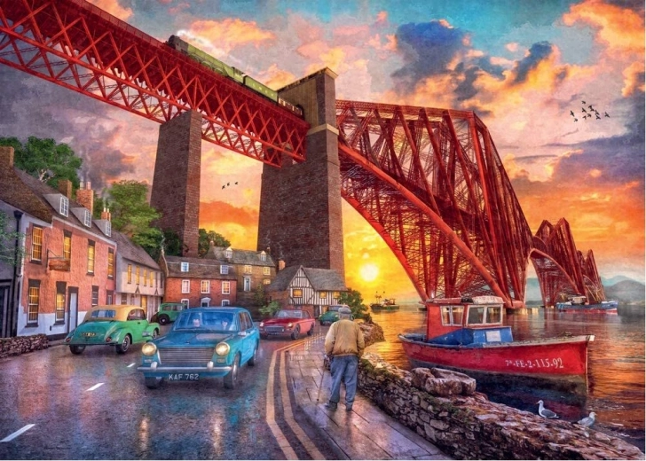Puzzle 1000 pcs Bridge at Sunrise