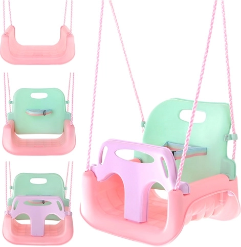 For indoors and outdoors – with adjustable ropes