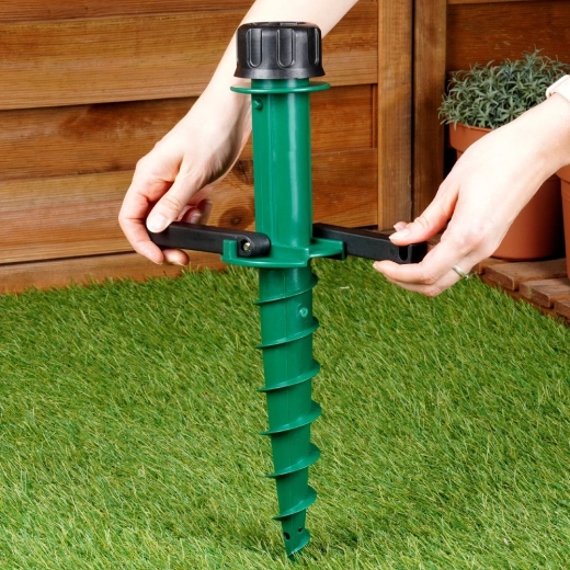 Easy screwing with side handles
