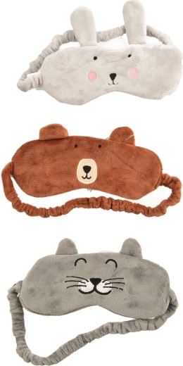 Plush Animal Sleep Mask (assorted 3 variants)