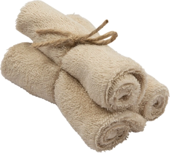 Timboo bamboo terry towels Frosted Almond 29.5 × 50 cm - 3 pcs