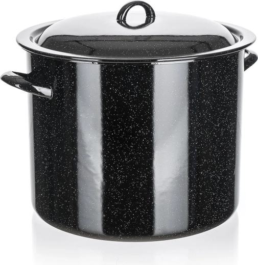 Enamelled pot with lid 28 cm, 14 L