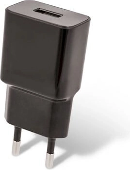 Maxlife wall charger with USB 2.1 A and micro USB cable, black