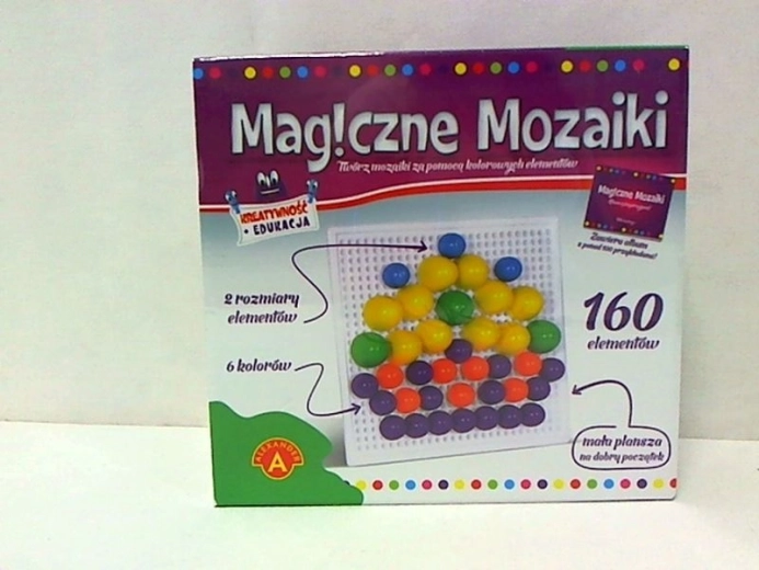 Magiškos mozaikos – kūrybinis ir edukacinis rinkinys 160 vnt.