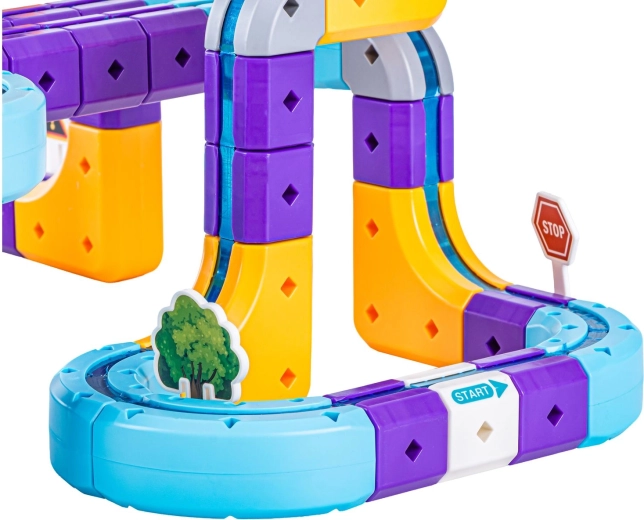 Rechargeable train with USB charging + play accessories
