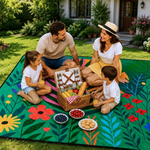 Comfortable space for a picnic