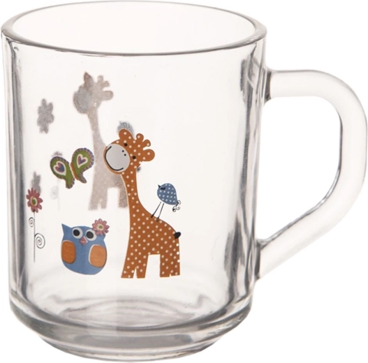 Glass Children's Mug Giraffe 230 ml