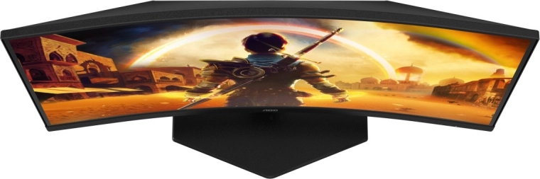 Curved VA panel for a better experience