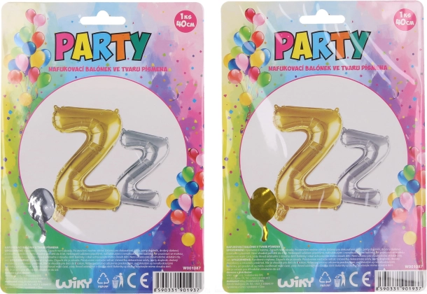 Balloon in the Shape of the Letter Z
