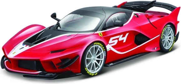 Metalinio automobilio modelis Bburago Ferrari FXX-K EVO 1:18 raudonas