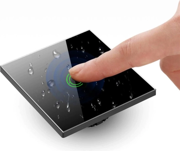 Water‑resistant touch surface
