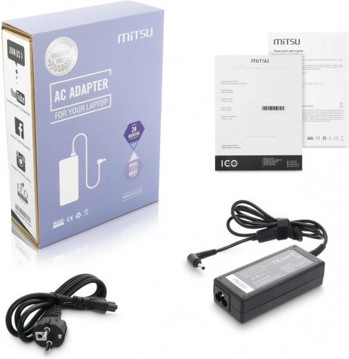 Charger for Asus laptop 19 V 3.42 A 65 W 4.0 × 1.35 mm