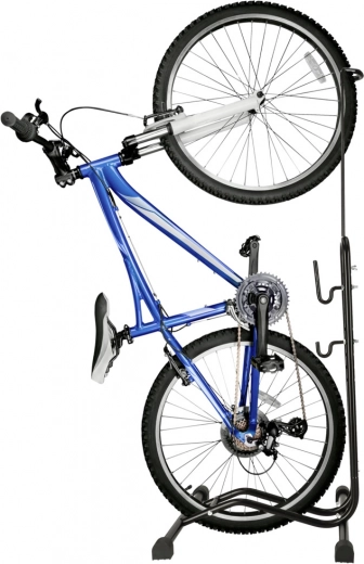 Taupus vertikalus dviračio laikymas