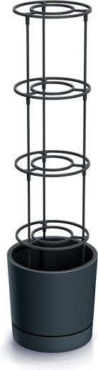 Vazonas su atrama Prosperplast Home Grower 14,5 l, antracitas