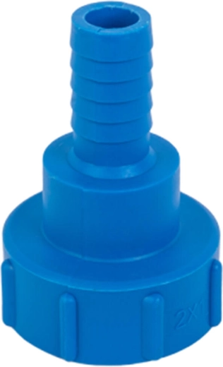 IBC adapteris S60×6 su 1" žarnos antgaliu