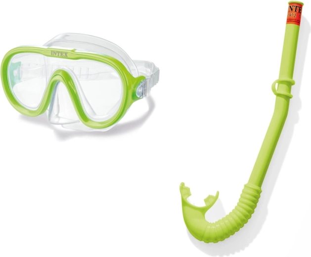 Vaikiškas plaukimo ir nardymo su vamzdeliu rinkinys INTEX Aqua Flow