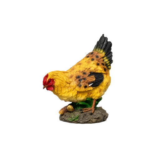 Decorative chicken figurine - 1 piece
