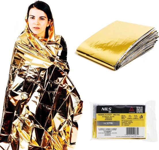 Thermal Blanket 160 × 210 cm NILS Camp
