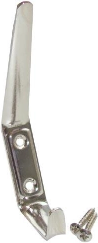 Large wall hook 41 × 120 mm, nickel