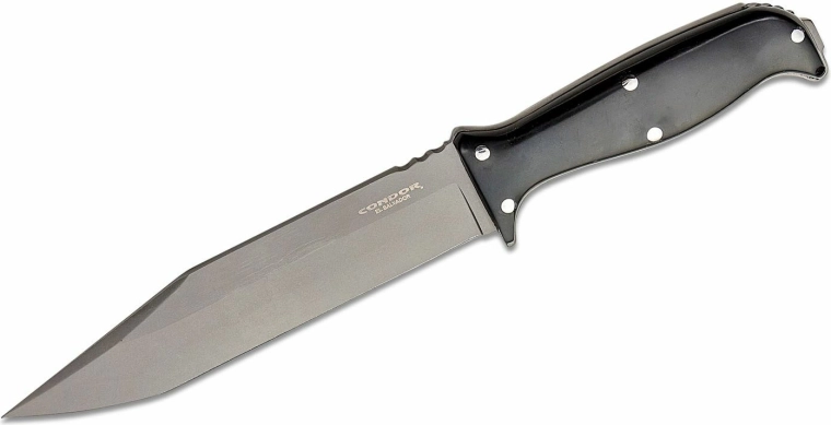 Condor Enduro universal knife 17.3 cm, black, Micarta, Kydex sheath